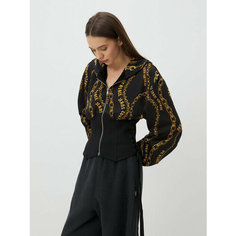Толстовка Versace Jeans Couture, размер 40, , черный