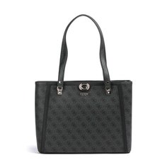 Сумка тоут GUESS, фактура зернистая, серый