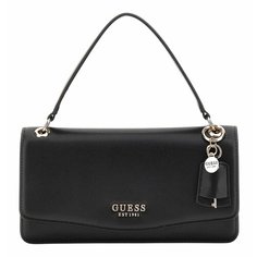 Сумка GUESS, фактура гладкая, матовая, черный