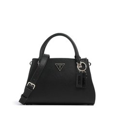 Сумка GUESS, фактура тиснение, черный