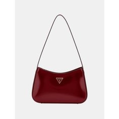 Сумка GUESS, фактура гладкая, красный