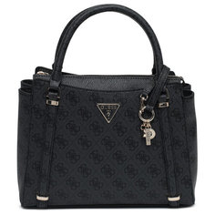 Сумка GUESS, фактура зернистая, серый