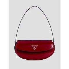 Сумка GUESS, фактура гладкая, красный