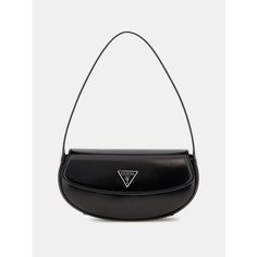 Сумка GUESS, фактура гладкая, черный