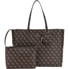 Сумка шоппер GUESS, 2 шт, коричневый