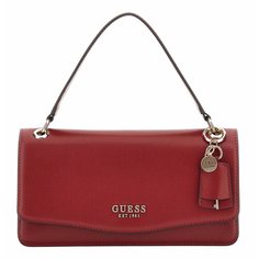 Сумка GUESS, фактура гладкая, матовая, красный