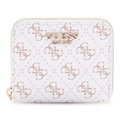 Кошелек GUESS, фактура матовая, кремовый