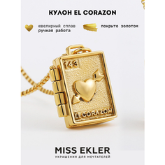 Подвеска Miss Ekler, золотистый