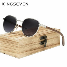 Солнцезащитные очки KINGSEVEN, серебристый