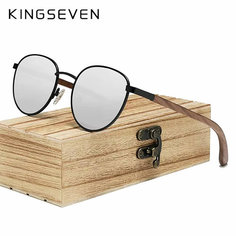 Солнцезащитные очки KINGSEVEN, серебро