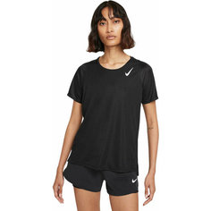 Футболка спортивная NIKE Dri-FIT Race Short-Sleeve Running Top, размер S, черный