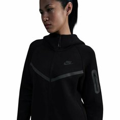 Толстовка спортивная NIKE Tech Fleece Windrunneк Full-Zip Hoodie, размер S, , черный