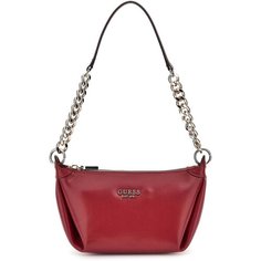 Сумка GUESS, фактура гладкая, красный