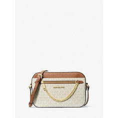 Сумка кросс-боди MICHAEL KORS, фактура зернистая, vanilla