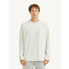 Лонгслив MUTED OVERSIZE CONTRAST, размер 2XL-3XL, , белый