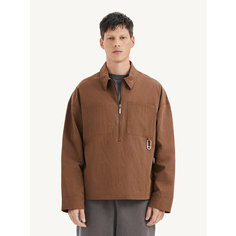 Рубашка MUTED SHIFT, размер 2XL-3XL, Шоколадный