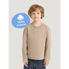 Лонгслив Junion, размер 122, Шоколадный