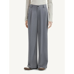 Брюки MUTED WIDE LEG, размер XXL, серый меланж