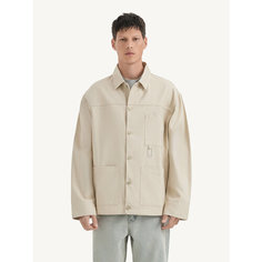 Куртка-рубашка MUTED TWILL, размер L, молочный