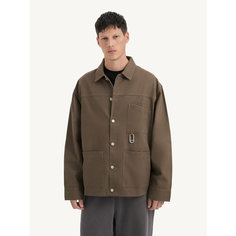 Куртка-рубашка MUTED TWILL, размер XXL, Шоколадный