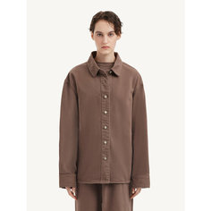 Рубашка MUTED, размер 4XL-5XL, Шоколадный