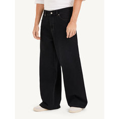 Джинсы широкие MUTED WIDE LEG, размер 32, темно-серый