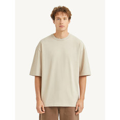 Футболка MUTED OVERSIZE, размер S-M, бежевый