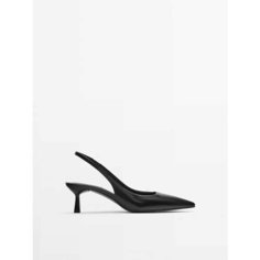 Туфли слингбэки Massimo Dutti Базовая, размер EU 40, черный