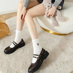 Носки , комплект, 5 пар, размер 35-43, белый Нет бренда