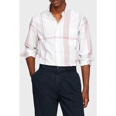 Рубашка TOMMY HILFIGER, размер L, белый/синий/красный
