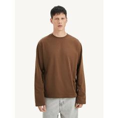 Лонгслив MUTED REGULAR, размер 3XL, , Шоколадный