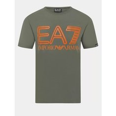 Футболка EA7 EMPORIO ARMANI, размер L, хаки
