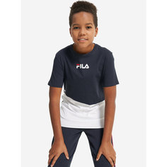 Футболка Fila, размер 158-164, синий/белый