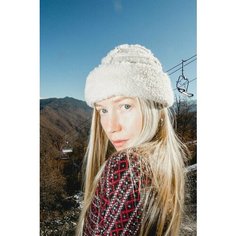 Шапка Jacob Cro sherpa для мужчин и женщин, размер one size, кремовый