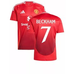 Футболка спортивная Манчестер Юнайтед Бекхэм Beckham, 1 шт., размер XL, красный Нет бренда
