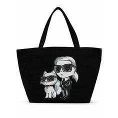 Сумка Karl Lagerfeld Ikonik Karl Choupette, черный