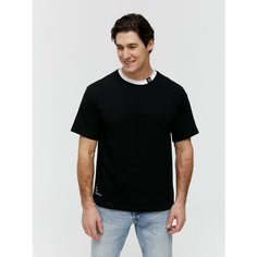 Футболка TRUE BALANCE OVERSIZE, 1 шт., размер 48, черный