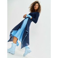 Юбка Lesnikova Design, размер 40-44, сине-голубой