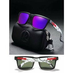 Солнцезащитные очки , черный, фиолетовый Enduro Store