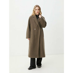 Пальто Maison David, размер L, зеленый/коричневый