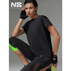 Футболка спортивная NEVERLATE, размер XS, черный