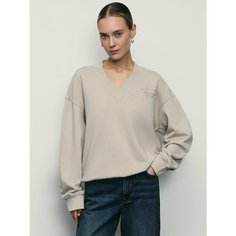 Свитшот Zarina, размер L (RU 48), , кремовый/светлый беж