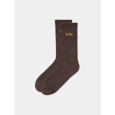 Носки Butter Goods Basic, размер One size, коричневый