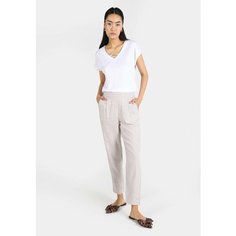 Брюки COLINS Regular Fit, размер XS, коричневый