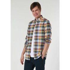 Рубашка COLINS Regular Fit, размер S, разноцветный