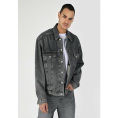 Джинсовая куртка COLINS 139 RICO Oversize Fit, размер XXL, серый