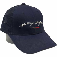 Бейсболка Бейсболка с брендом, Tommy Hilfiger для мужчин и женщин, размер Универсальный Нет бренда