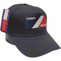 Бейсболка Бейсболка с брендом, Tommy Hilfiger для мужчин и женщин, размер Универсальный, темно-серый Нет бренда