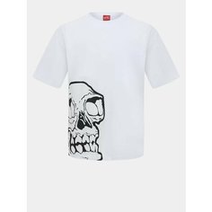 Футболка JUST CLOTHES, размер 46, белый