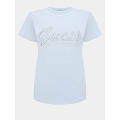 Футболка GUESS, размер S, голубой